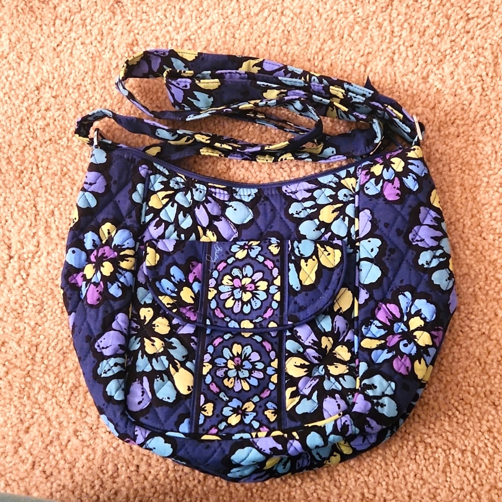 Vera Bradley Indigo Pop handbag.